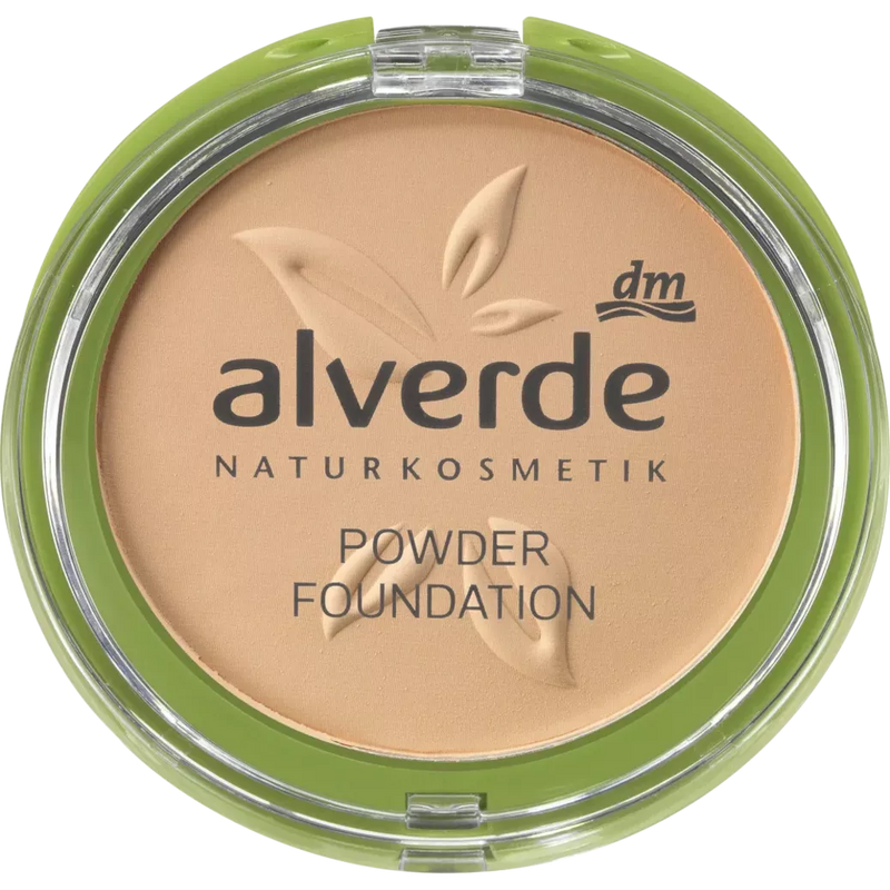 alverde NATURKOSMETIK Poeder Foundation 10 Zacht Ivoor, SPF 6, 10 g