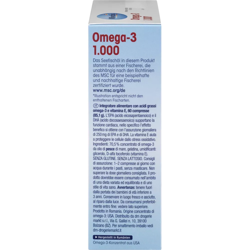 Mivolis Omega-3 1.000, capsules 60 stuks, 85 g
