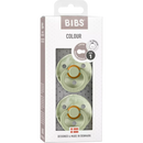 BIBS Fopspeen Latex, Kleur groen, maat 1, vanaf de geboorte, 2 stuks.