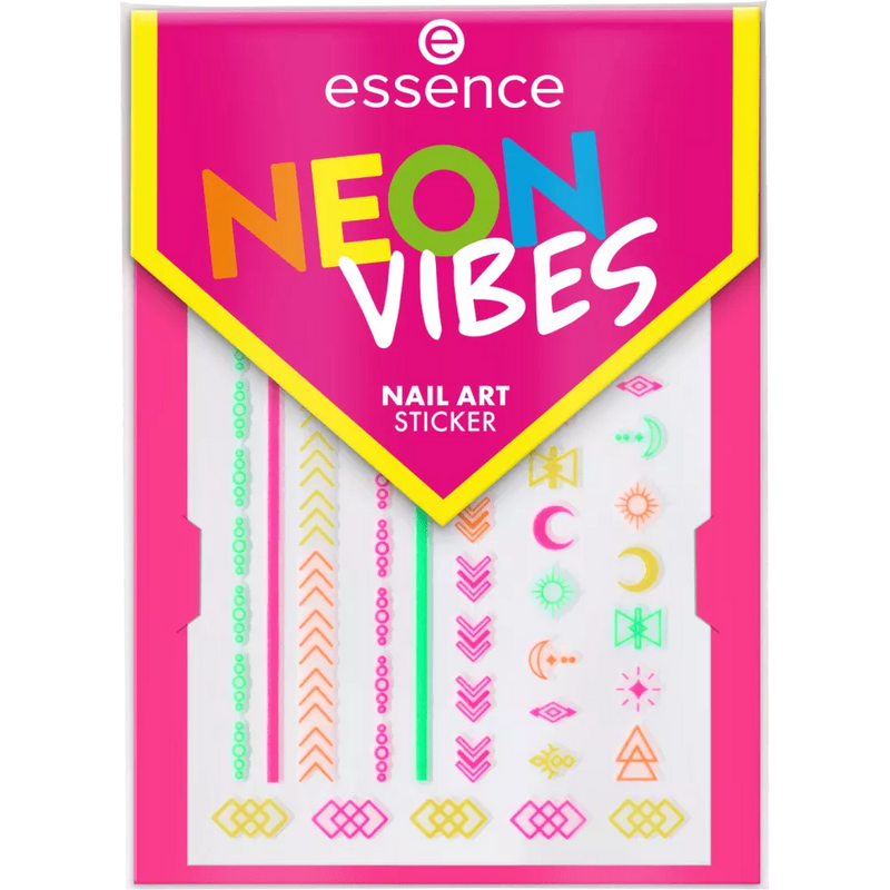 essence Nagelstickers Neon Vibes, 49 stuks.