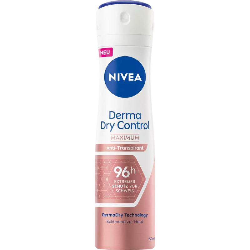 NIVEA Antitranspirant Deospray Derma Dry Control, 150 ml