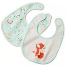 babylove Slabbetje van vossenstof, 2 stuks