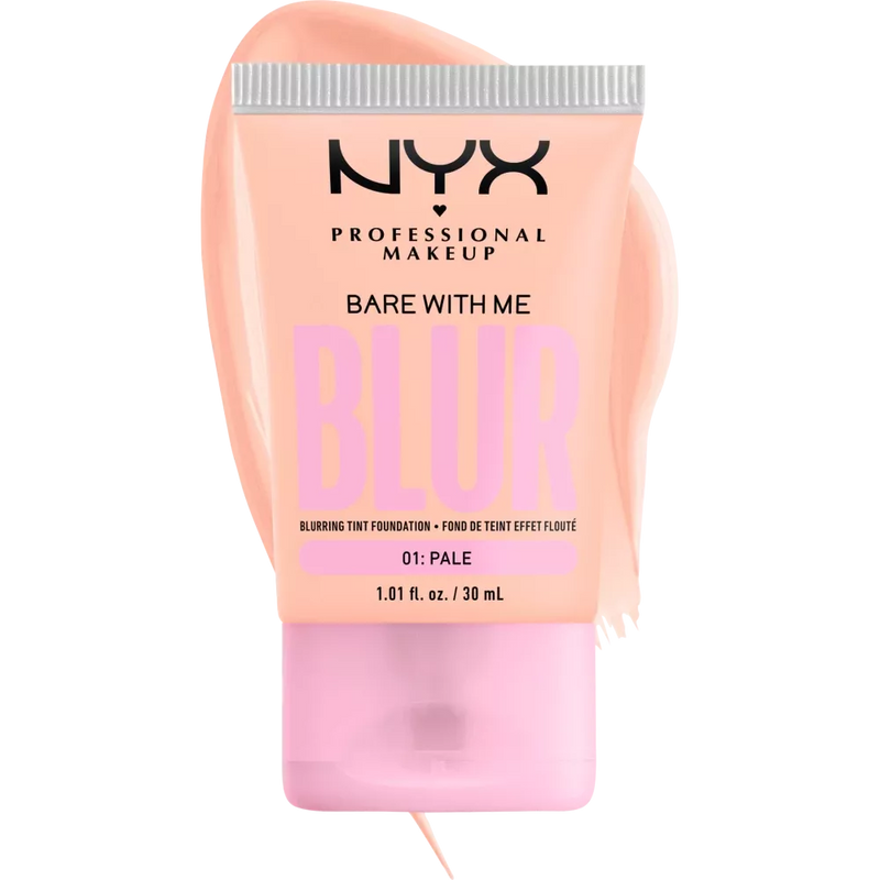 NYX PROFESSIONAL MAKEUP Foundation Bare With Me Blur Tint 01 Pale, 30 ml