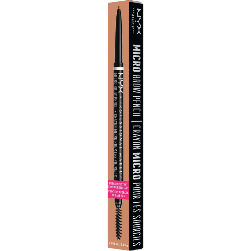 NYX PROFESSIONAL MAKEUP Wenkbrauwpotlood Micro 01.5 Asblond, 0.09 g