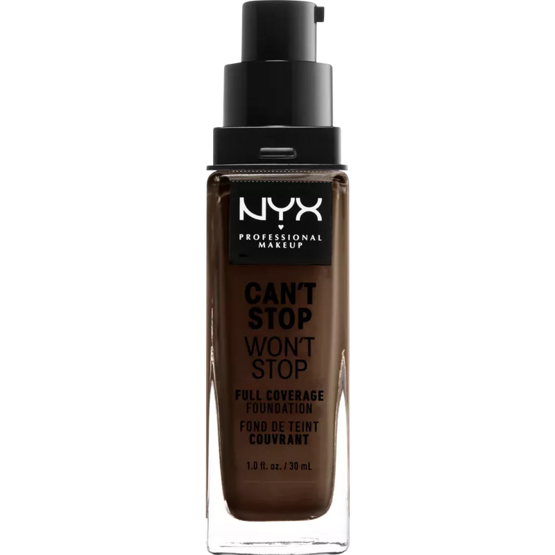 NYX PROFESSIONAL MAKEUP Foundation Can't Stop Won't Stop 24-Hour Deep Bony 25, 30 ml