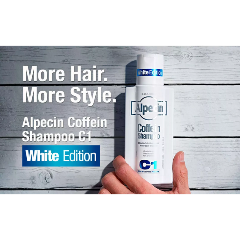 Alpecin Shampoo Cafeïne C1 White Edition, 250 ml