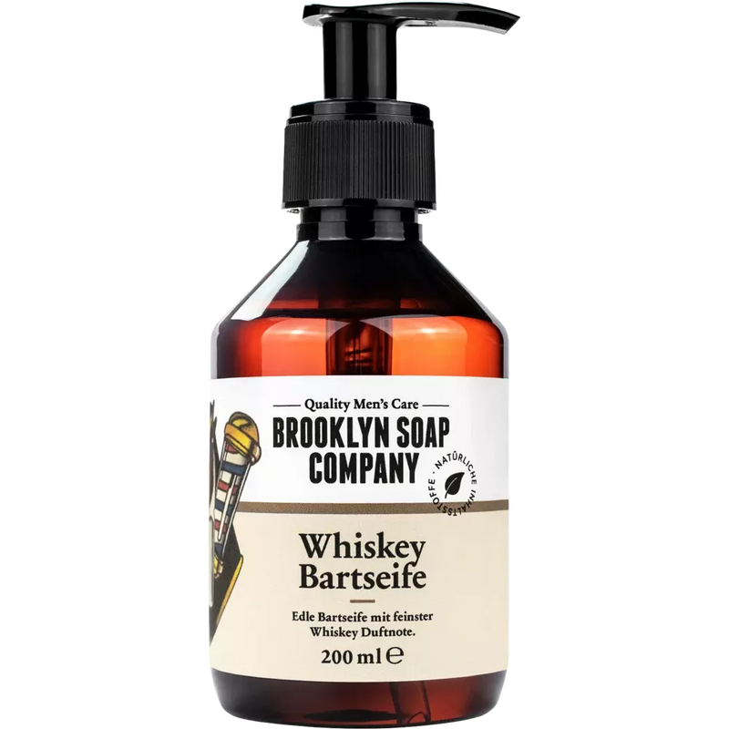 Brooklyn Soap Company Whiskey Baardzeep, 200 ml