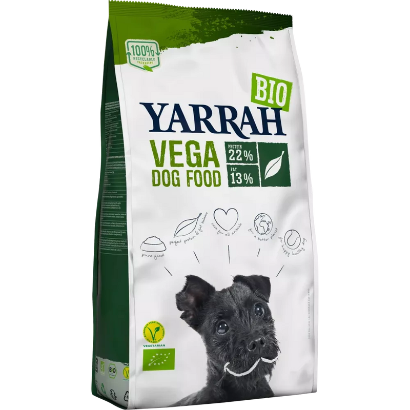 Yarrah Honden Droogvoer Vega met Soja, Kokosvet & Baobab, 2 kg