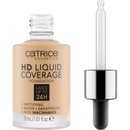 Catrice Make-up HD Fond de Teint Liquide Couvrance Beige Noisette 036, 30 ml