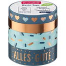 Profissimo Washi tape "All the best", 4 stuks.