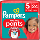 Pampers Babybroekjes Baby Dry Gr.5 Junior (12-17 kg), 24 stuks.