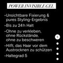 Gel coiffant Schwarzkopf Taft POWER INVISIBLE Tenue 5, 150 ml