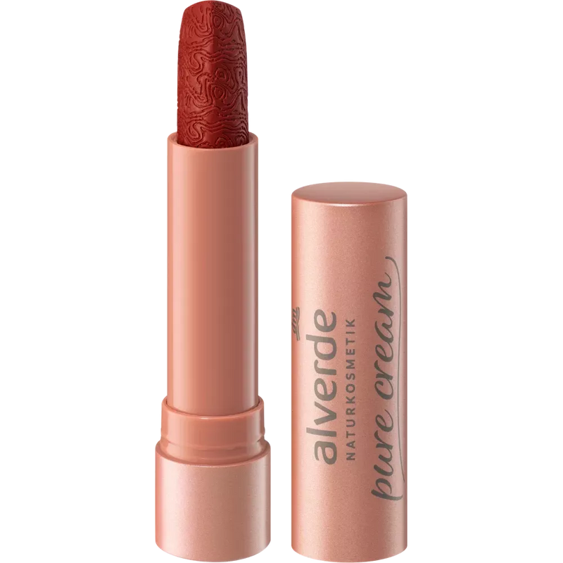 alverde NATURKOSMETIK Lipstick Pure Cream 50 Warm Embrace, 3.8 g