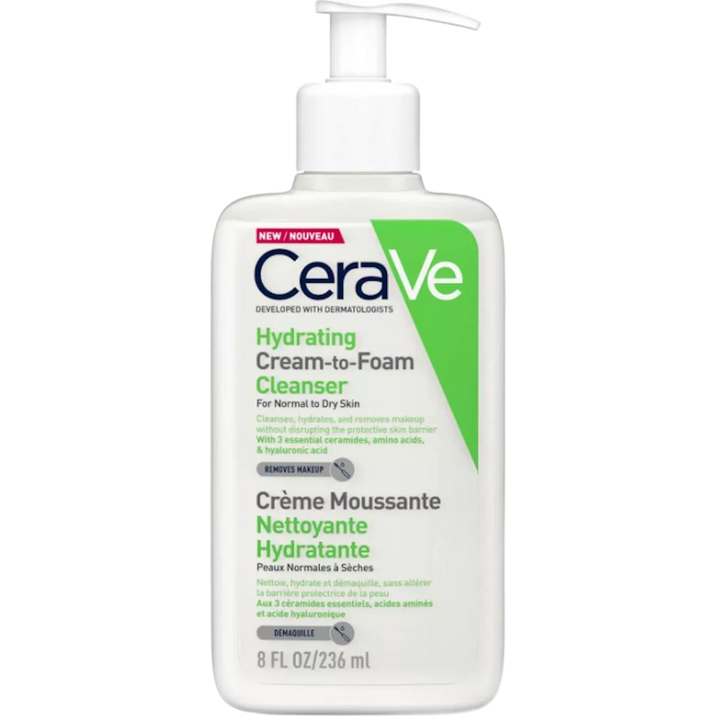 CeraVe Hydrating Cream-to-foam Cleanser 236ml