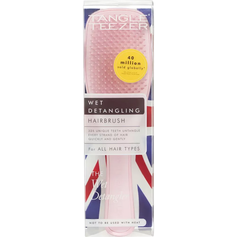 Tangle Teezer Detangler borstel, Wet Detangler roze, 1 stuk