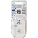 Sucette en silicone babylove Air Night, anatomique, bleu/blanc, taille 1, 0-6 mois, 2 pièces.