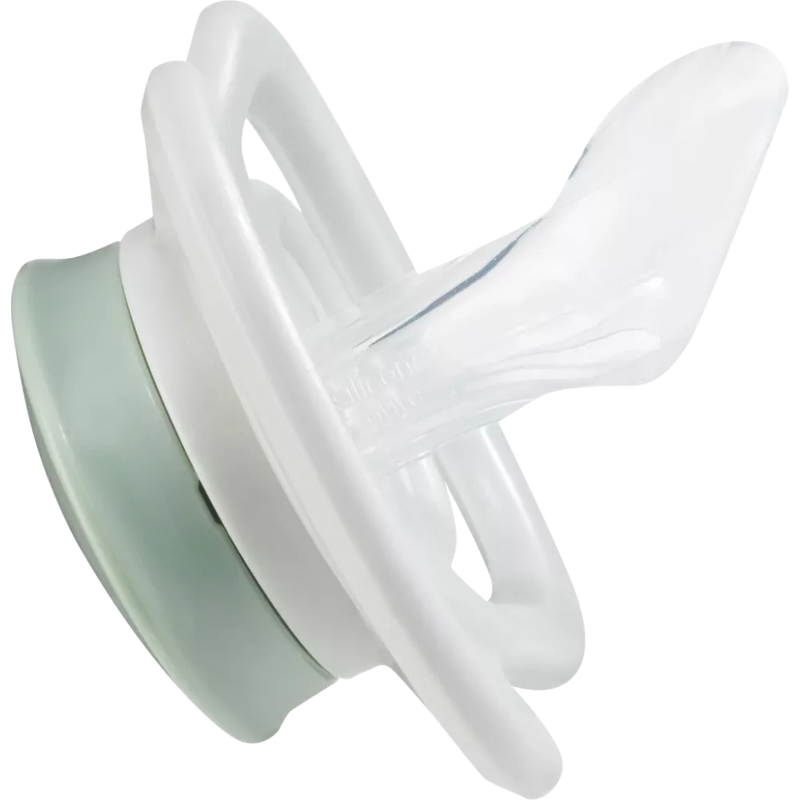 babylove Fopspeen Air silicone anatomisch, groen, maat 2, 5-18 maanden, 2 st.