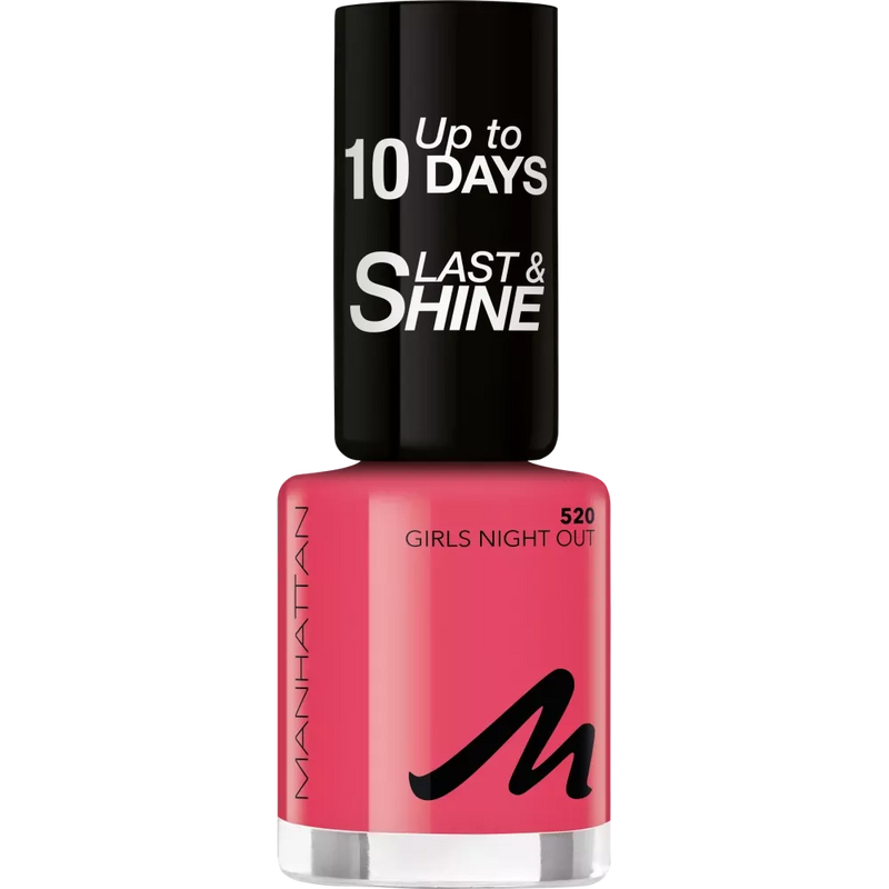 MANHATTAN Cosmetics Nagellak Last & Shine Girls Night Out 520, 8 ml