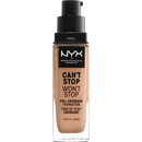 NYX PROFESSIONAL MAKEUP Fond de teint Can't Stop Won't Stop 24-Hour Medium 09 Olive, 30 ml