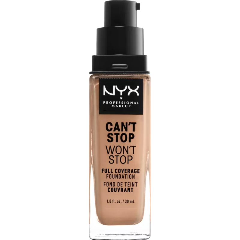 NYX PROFESSIONAL MAKEUP Foundation Can't Stop Won't Stop 24-Hour Medium 09 Olive, 30 ml