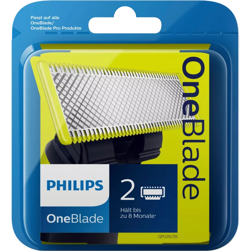 Philips Scheermesjes, OneBlade QP220/50, 2 stuks