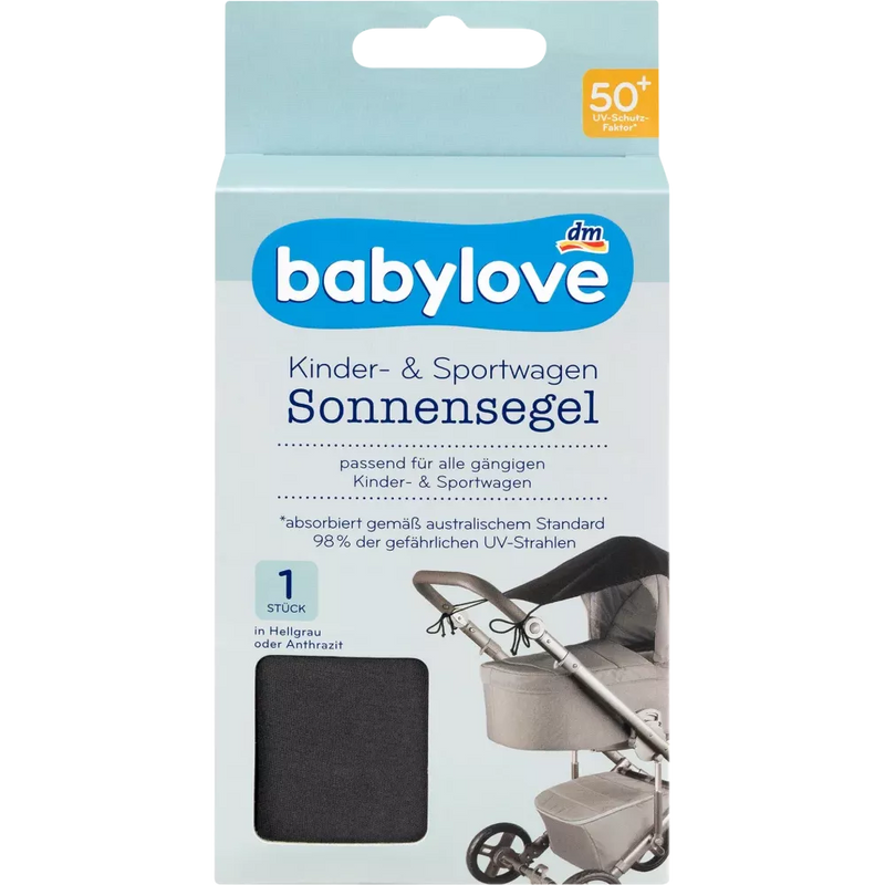 sonnensegel babylove babylove Zonnezeil antraciet, 1 stuk