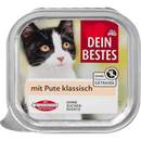 Dein Bestes Natvoer voor katten met kalkoen, 100 g