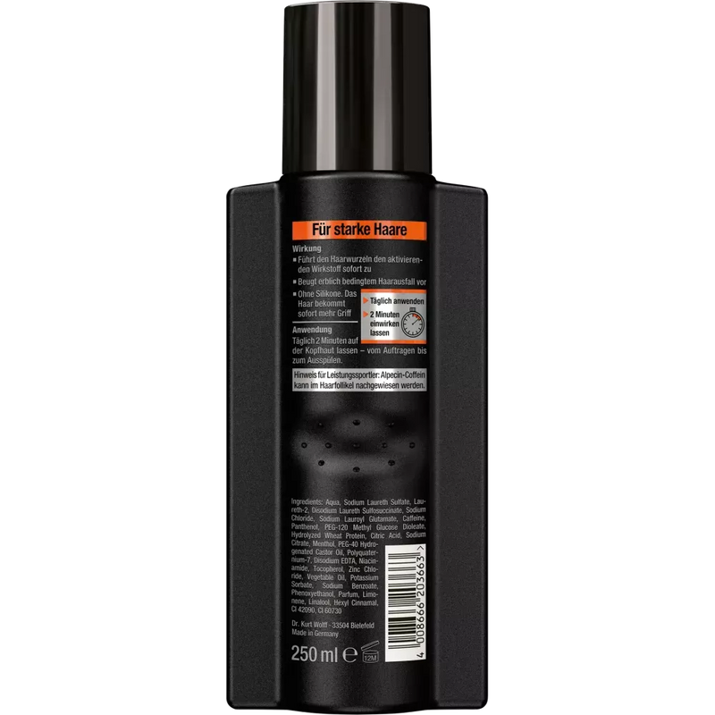 Alpecin Shampoo Caffeine C1 Black Edition, 250 ml