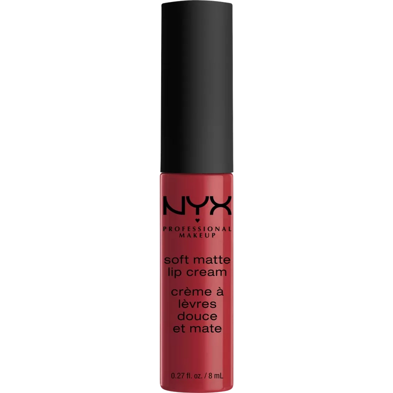 NYX PROFESSIONAL MAKEUP Lipstick Zachte Matte Crème 25 Boedapest, 8 ml
