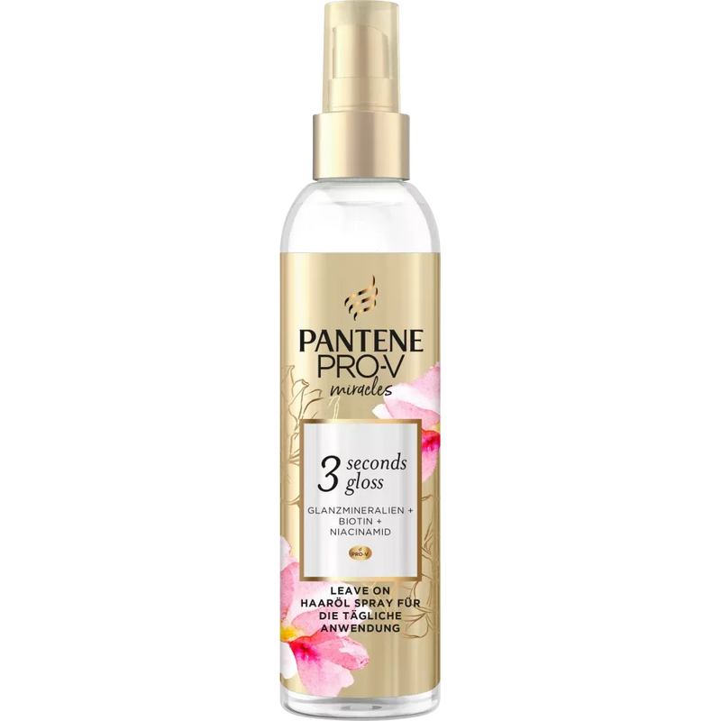 PANTENE PRO-V Haarbehandeling wonderen 3 seconden glans, haarolie spray, 145 ml