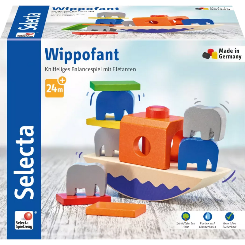 Selecta Motorisch speelgoed Wippofant, 1 stuk