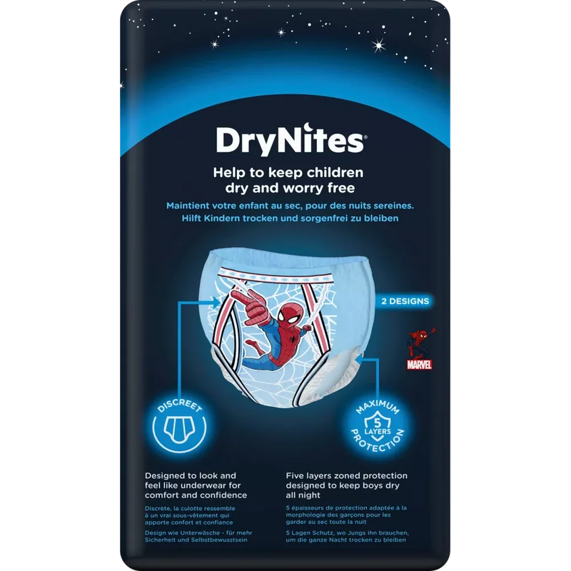 DryNites Pyjamabroek voor jongens 3-5 jaar, 10 stuks