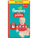 Pampers Baby Pants Baby Dry taille 4 Maxi (9-15 kg), paquet en vrac, 62 pièces.