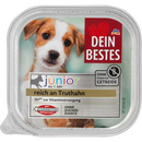 Dein Bestes Natvoer voor honden, Junior, rijk aan kalkoen, 150 g