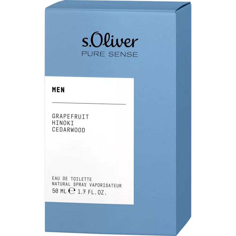 s.Oliver Eau de Toilette Pure Sense Men, 50 ml
