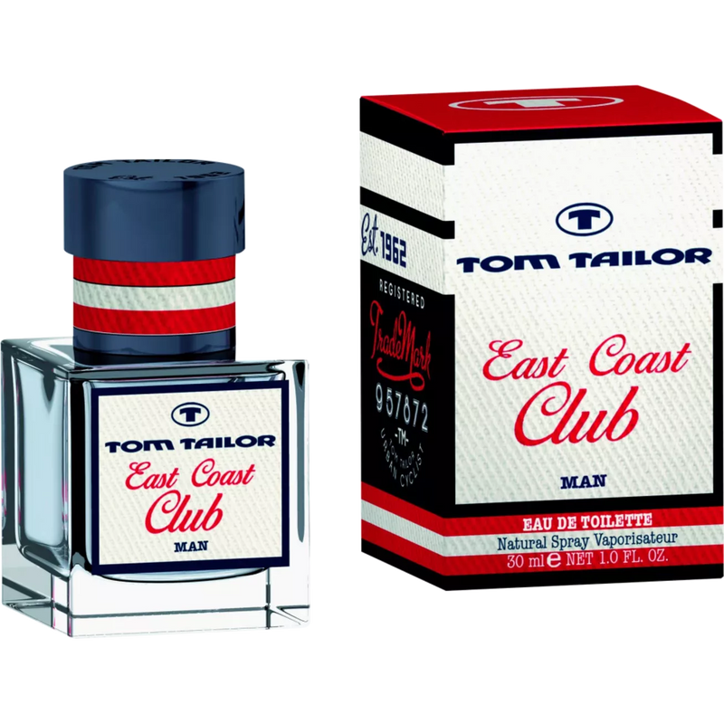 Tom Tailor East Coast Club Man Eau de Toilette, 30 ml