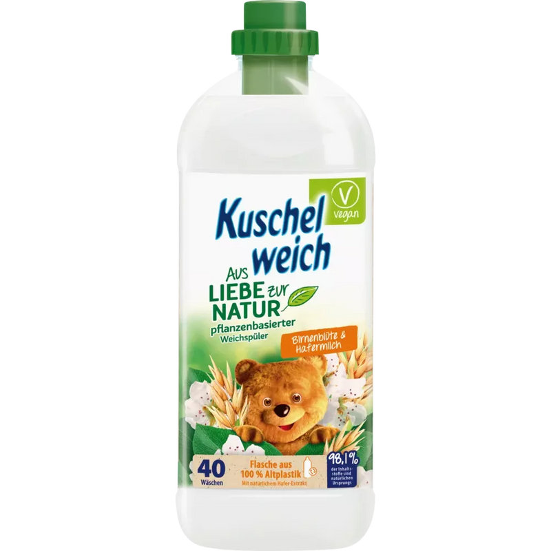 Kuschelweich Wasverzachter For the Love of Nature Perenbloesem & Havermelk 40WL, 1 l