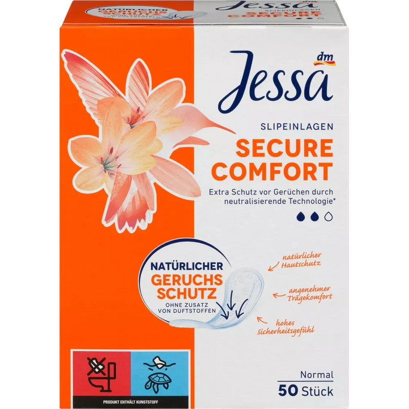 Jessa Inlegkruisjes Secure Comfort Normaal, 50 stuks