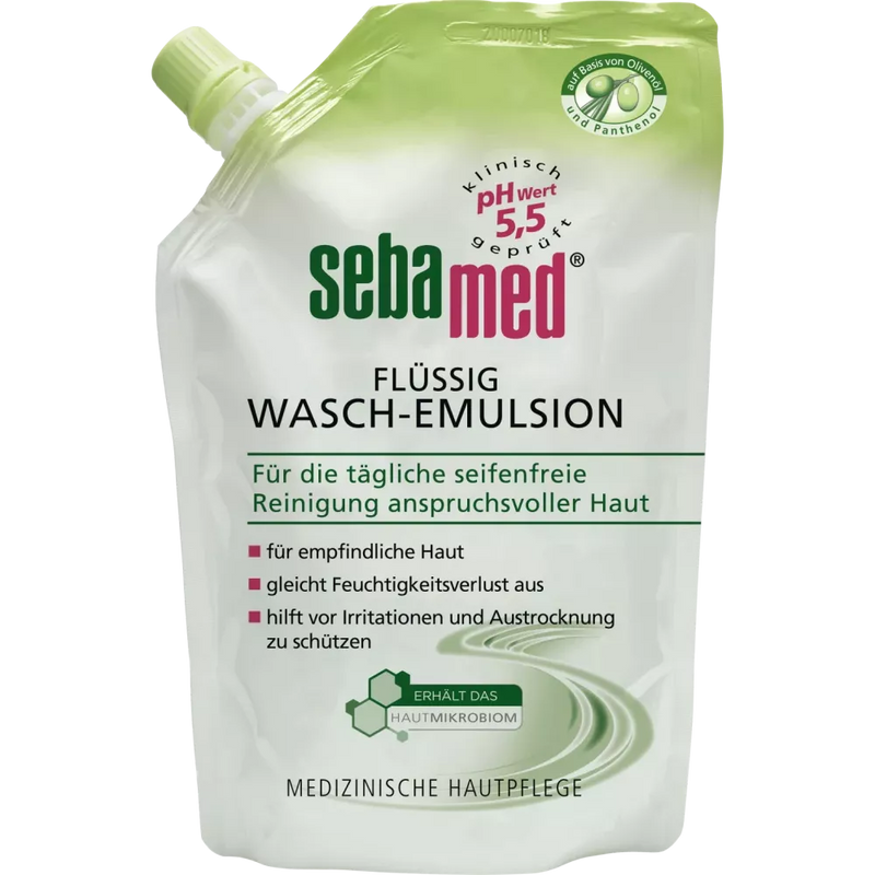 sebamed Vloeibare wasemulsie, zeepvrij met olijf, navulverpakking, 400 ml