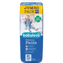 Babylove Baby Pants Premium taille 5 Junior (13-20 kg), en vrac, 40 pièces