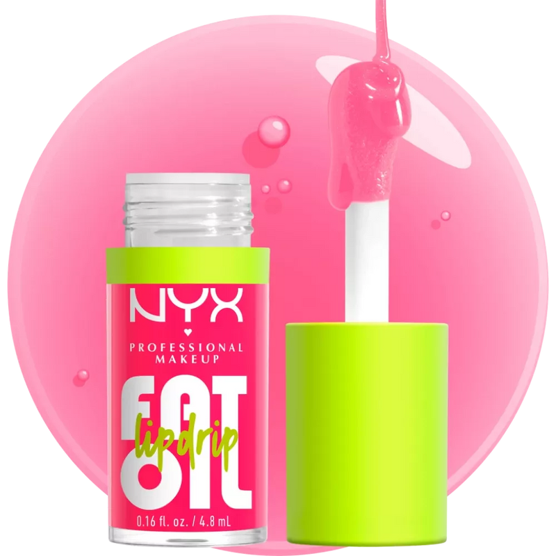 NYX PROFESSIONAL MAKEUP Lipgloss Fat Oil Lip Drip 02 Gemiste Oproep, 4.8 ml