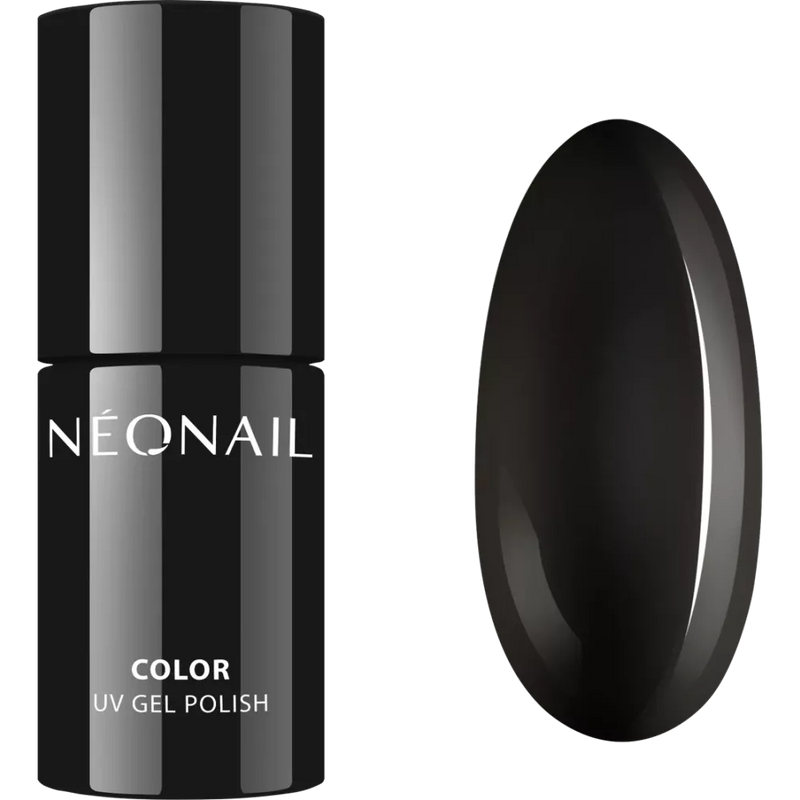 Neonail UV Nagellak Pure Black, 7,2 ml