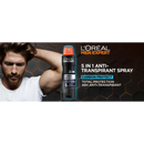 L'ORÉAL PARIS MEN EXPERT Déodorant Spray Carbon Protect 5 en 1, 150 ml