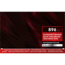 Schwarzkopf Brillance Teinture pour cheveux Noir Rouge Organdi 896, 1 ​​pièce