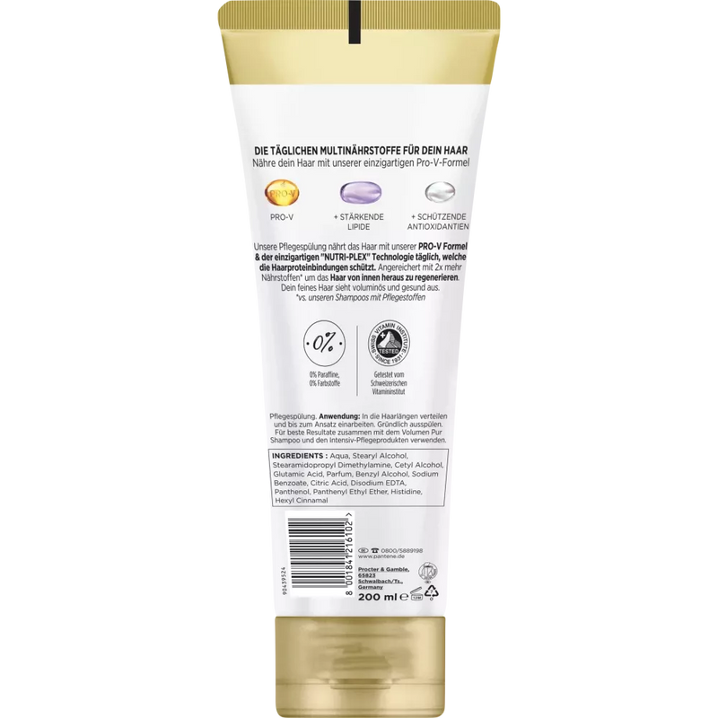 PANTENE PRO-V Conditioner Vita Glow Pure Volume, 200 ml