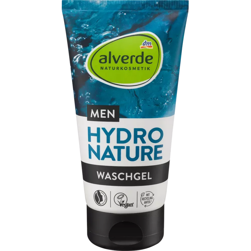 alverde MEN Hydro Nature wasgel, 150 ml