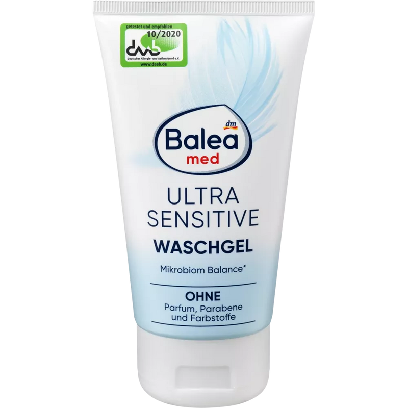 Balea MED Ultra Sensitive wasgel, 150 ml