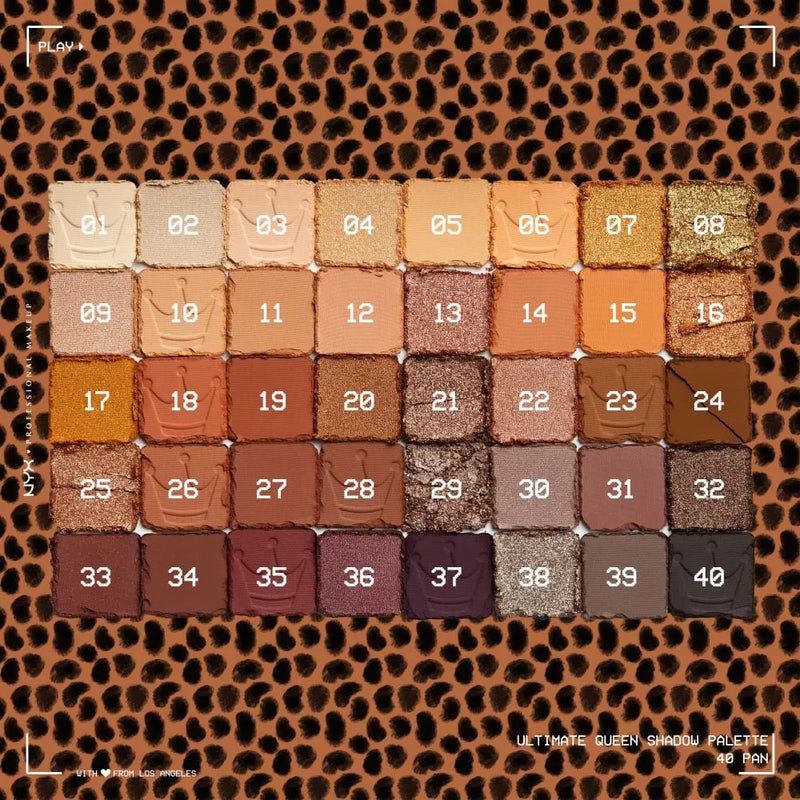 NYX PROFESSIONAL MAKEUP Palette de fards à paupières 03 Ultimate Queen, 1 pièce
