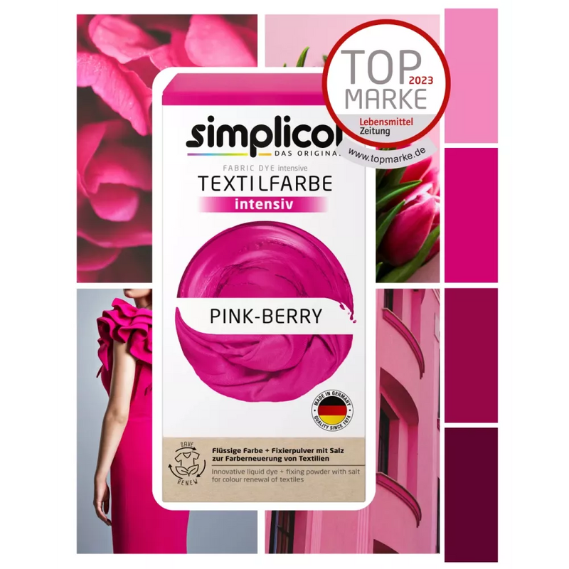 Simplicol Textielverf intensief Pink-Berry, 150 ml