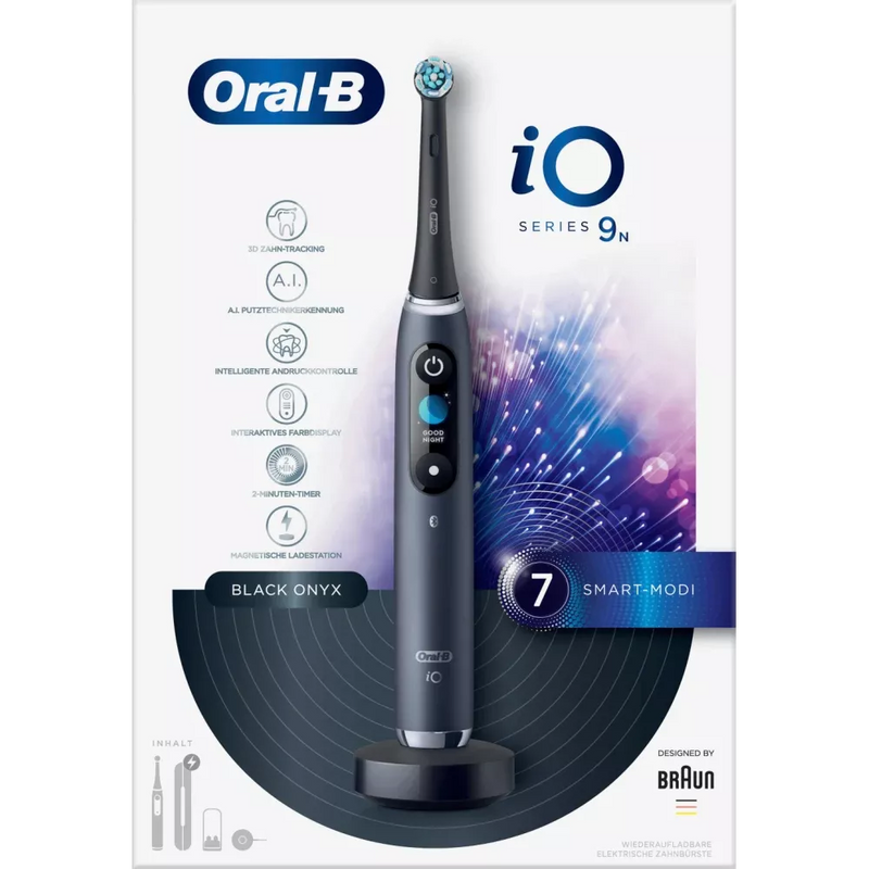 Oral-B Elektrische tandenborstel iO Series 9 Black Onyx, 1 stuk